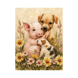 Beaggle Puppy Canvas Print