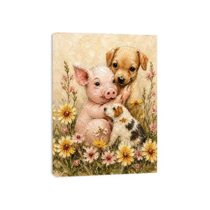 Beaggle Puppy Canvas Print