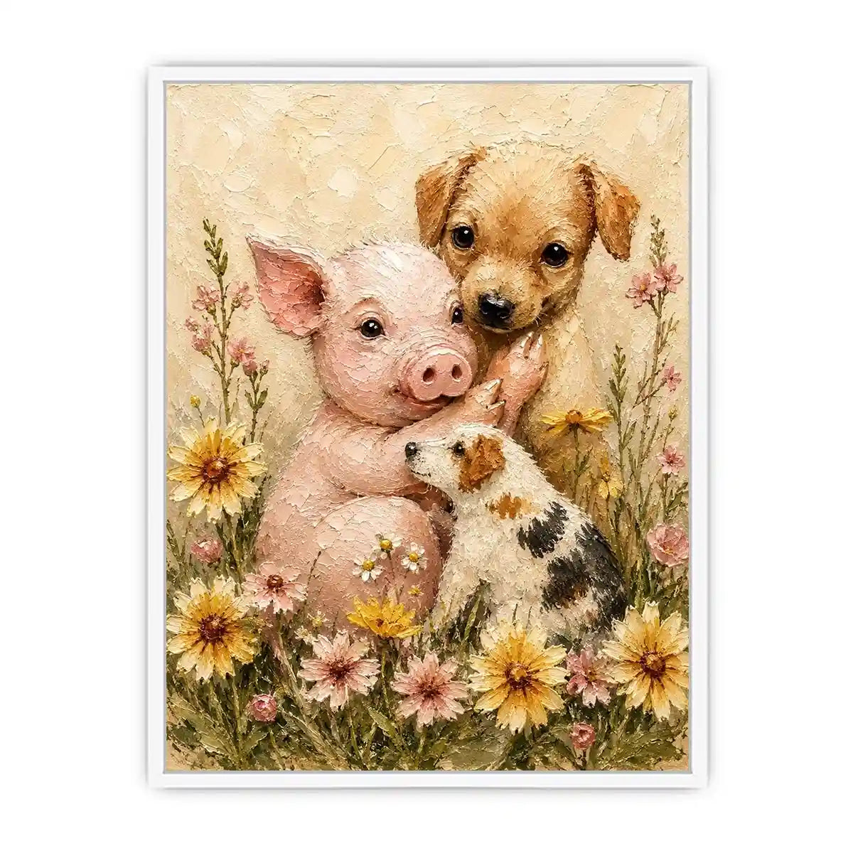 Beaggle Puppy Canvas Print