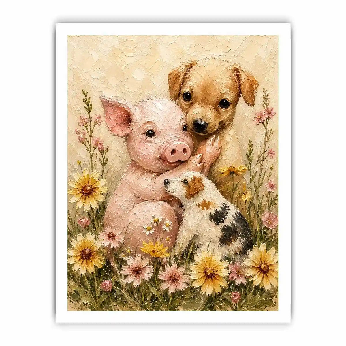 Beaggle Puppy Canvas Print