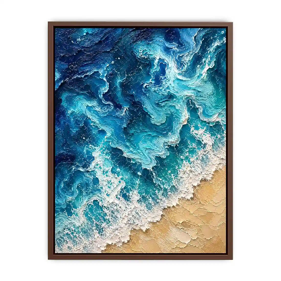 Breathtaking Beach View Canvas Print