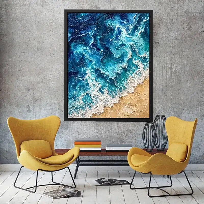 Breathtaking Beach View Canvas Print