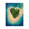 Heart Island Canvas Print