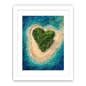 Heart Island Canvas Print