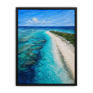 Blue Top Mushrooms Canvas Print