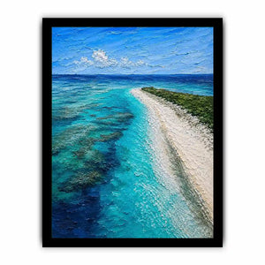 Blue Top Mushrooms Canvas Print