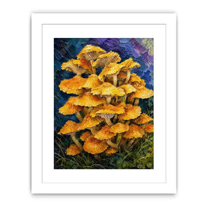 Gold Top Top Mushrooms Canvas Print