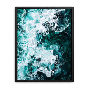 Teal Ocean Canvas Print