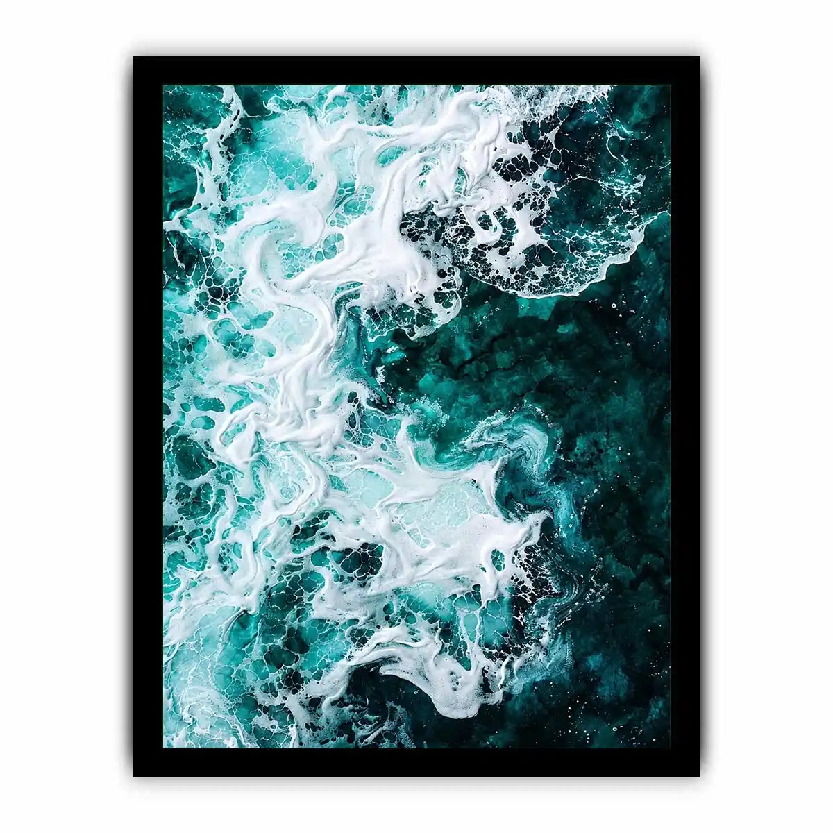 Teal Ocean Canvas Print