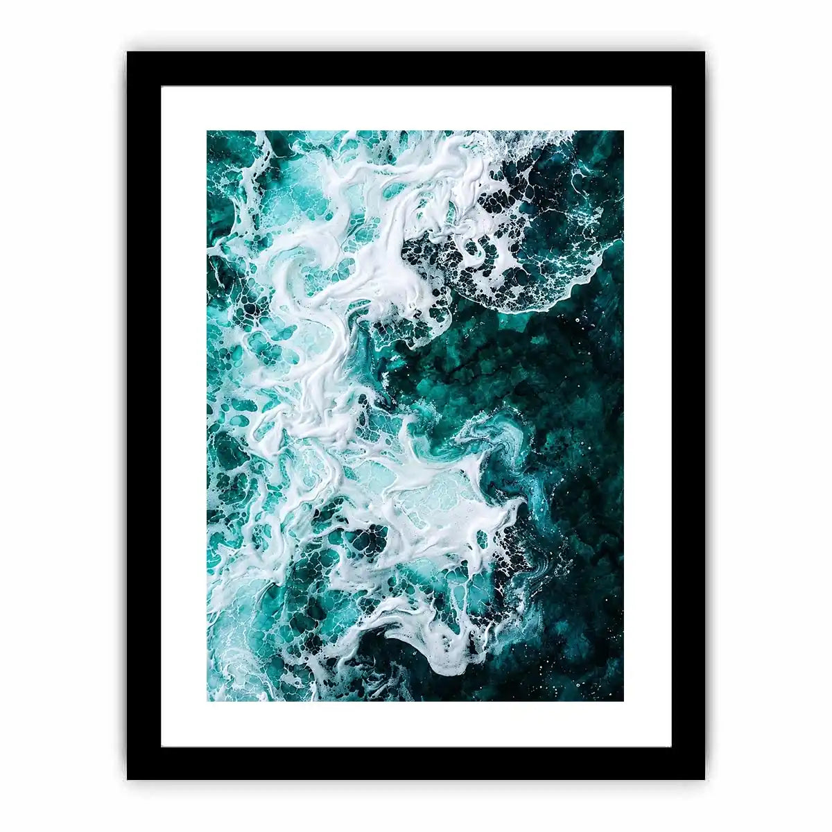 Teal Ocean Canvas Print