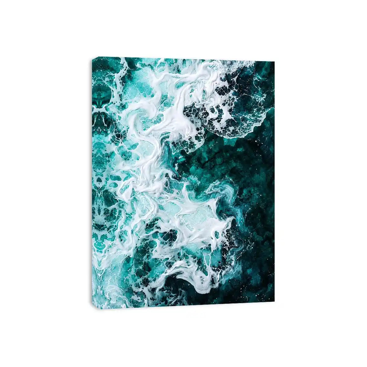 Teal Ocean Canvas Print