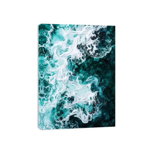 Teal Ocean Canvas Print