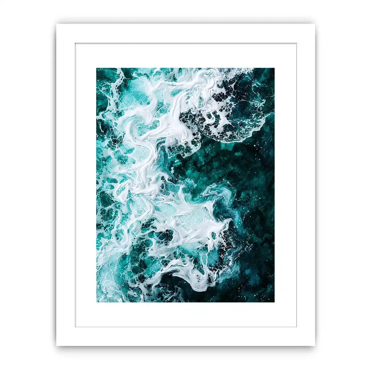 Teal Ocean Canvas Print