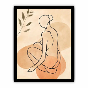 Sitting Figure Canvas Print