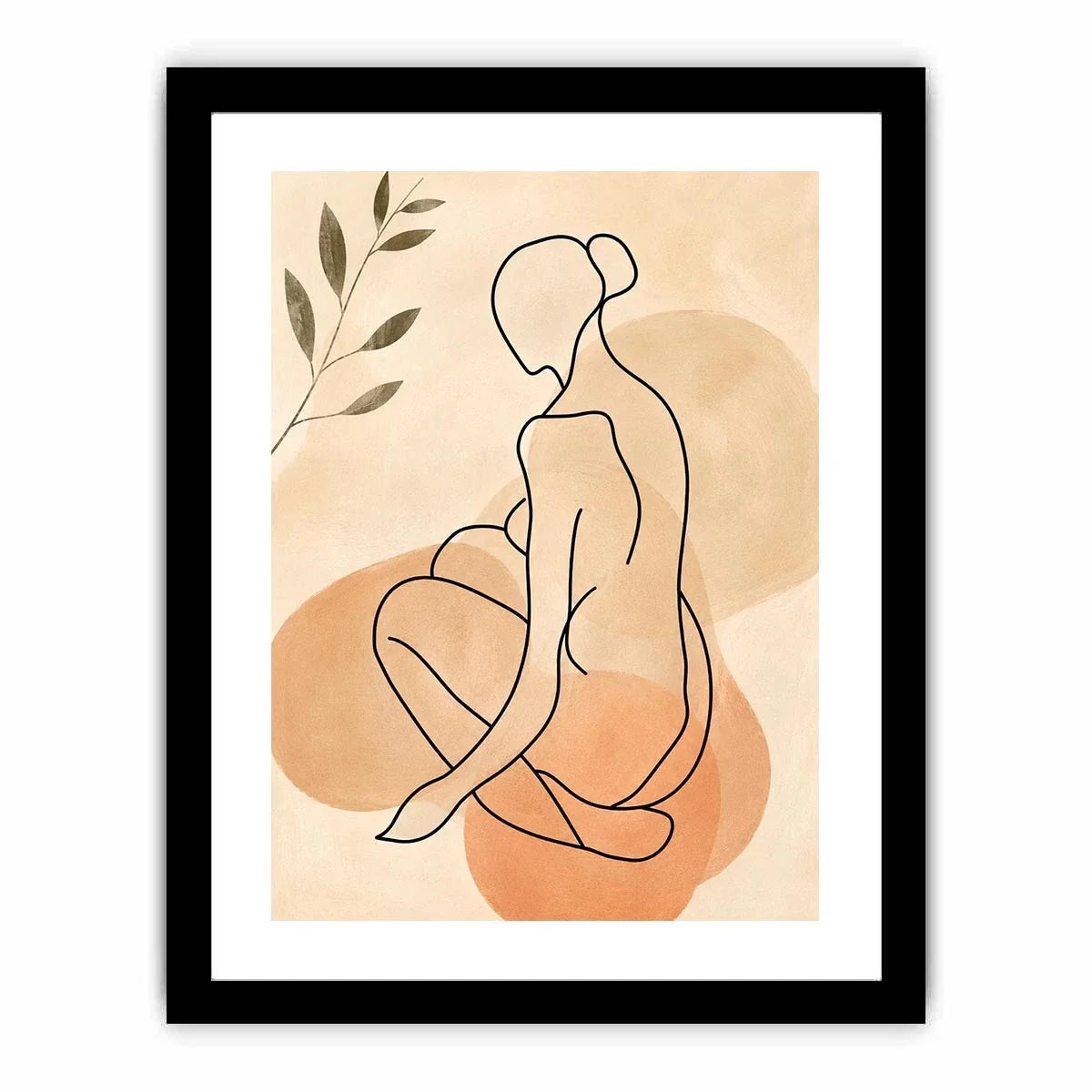 Sitting Figure Canvas Print