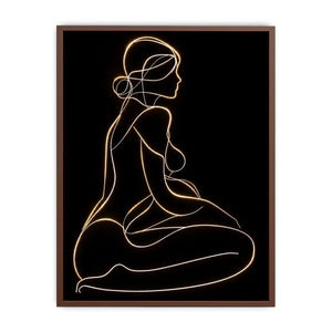 Figure Drawing Canvas Print