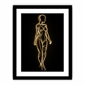Female Body Canvas Print