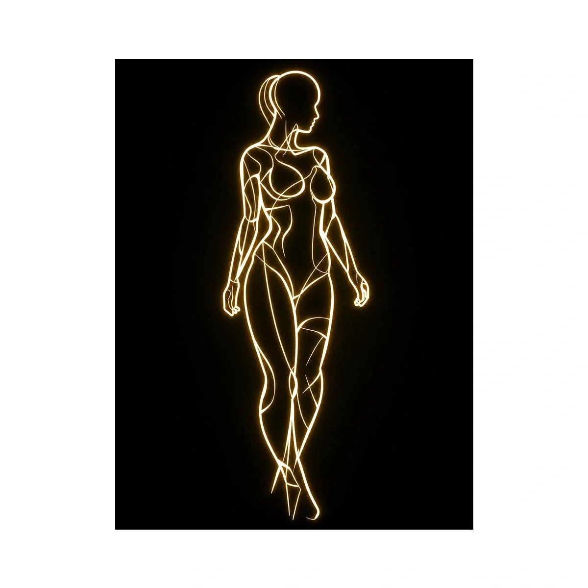 Female Body Canvas Print