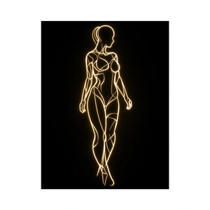 Female Body Canvas Print