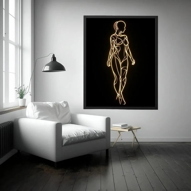 Female Body Canvas Print