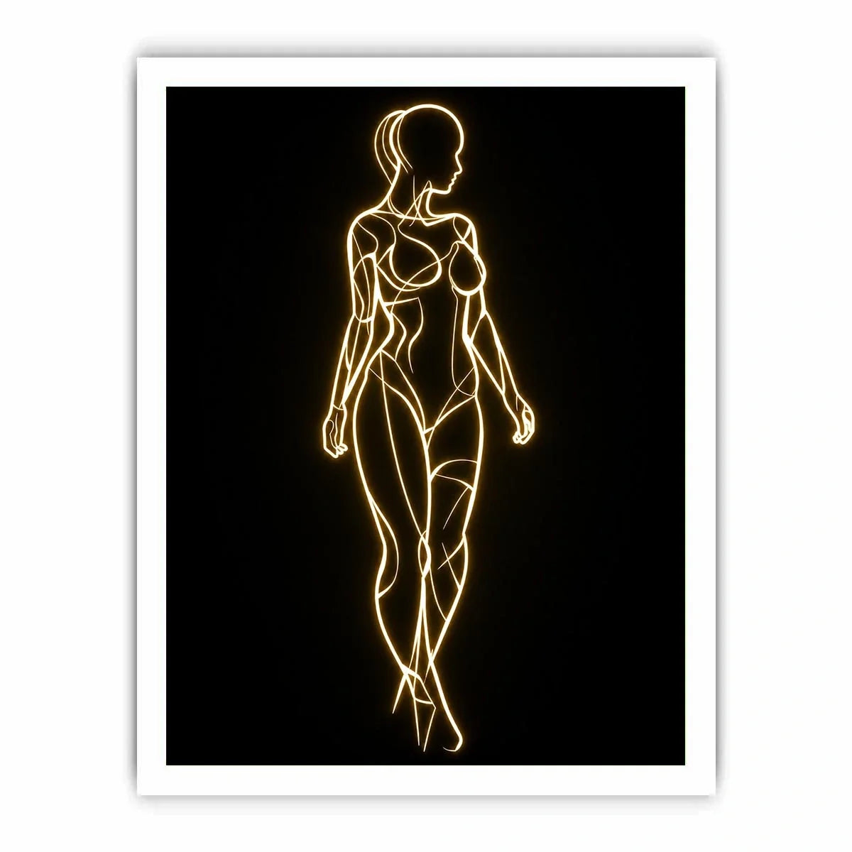 Female Body Canvas Print