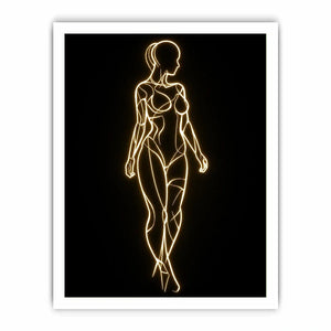 Female Body Canvas Print