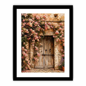 Italy door Canvas Print