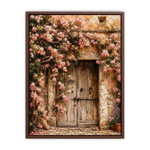 Italy door Canvas Print