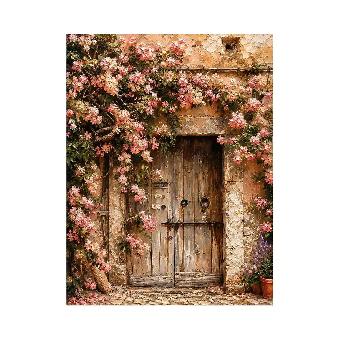 Italy door Canvas Print