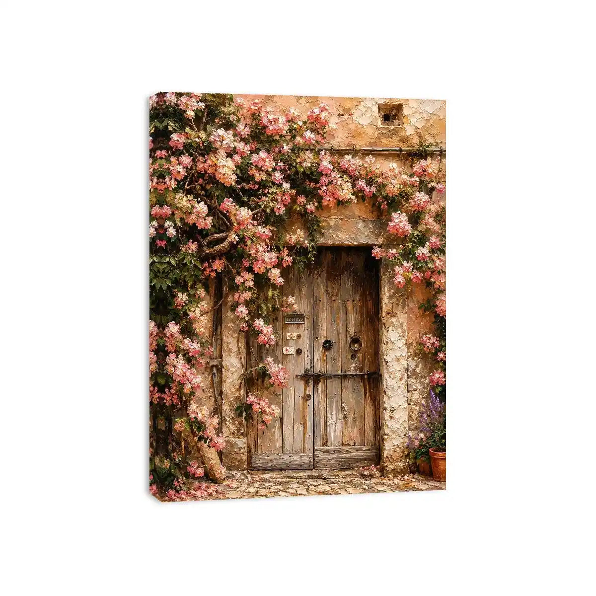 Italy door Canvas Print