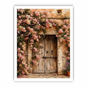 Italy door Canvas Print