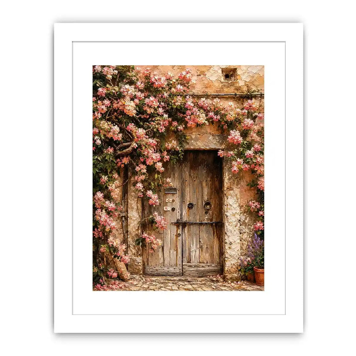 Italy door Canvas Print