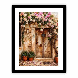 Vinatge Door In Italy Canvas Print