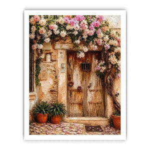 Vinatge Door In Italy Canvas Print