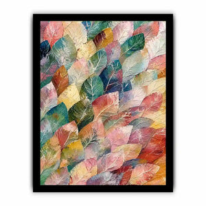 Pastel leaf Canvas Print