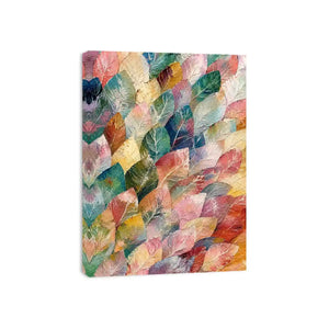 Pastel leaf Canvas Print
