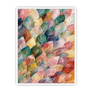 Pastel leaf Canvas Print