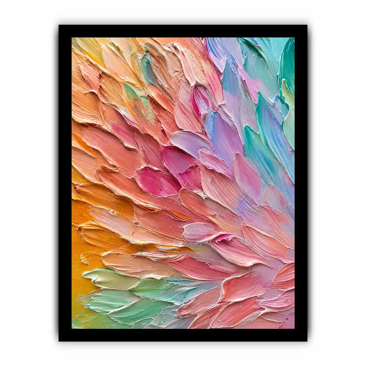 Pastel Strokes Canvas Print