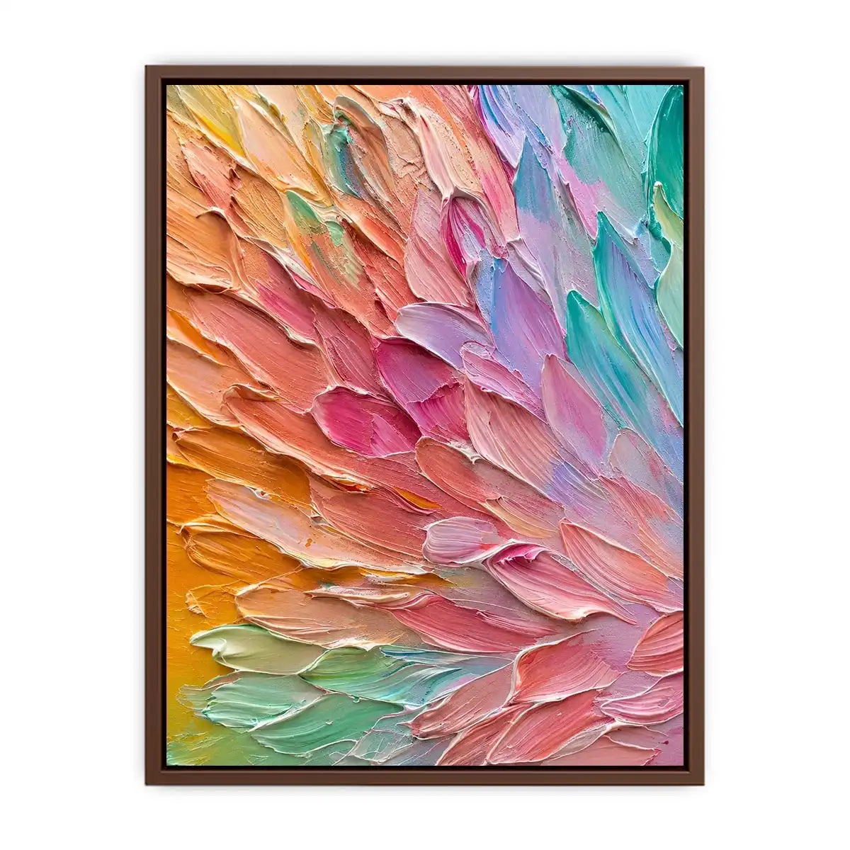 Pastel Strokes Canvas Print
