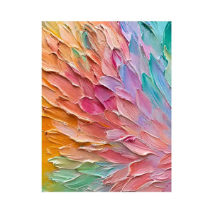 Pastel Strokes Canvas Print