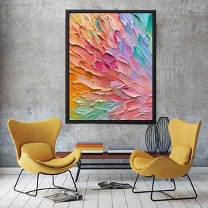 Pastel Strokes Canvas Print