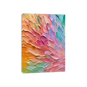 Pastel Strokes Canvas Print