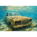 Underwater Car Canvas Print