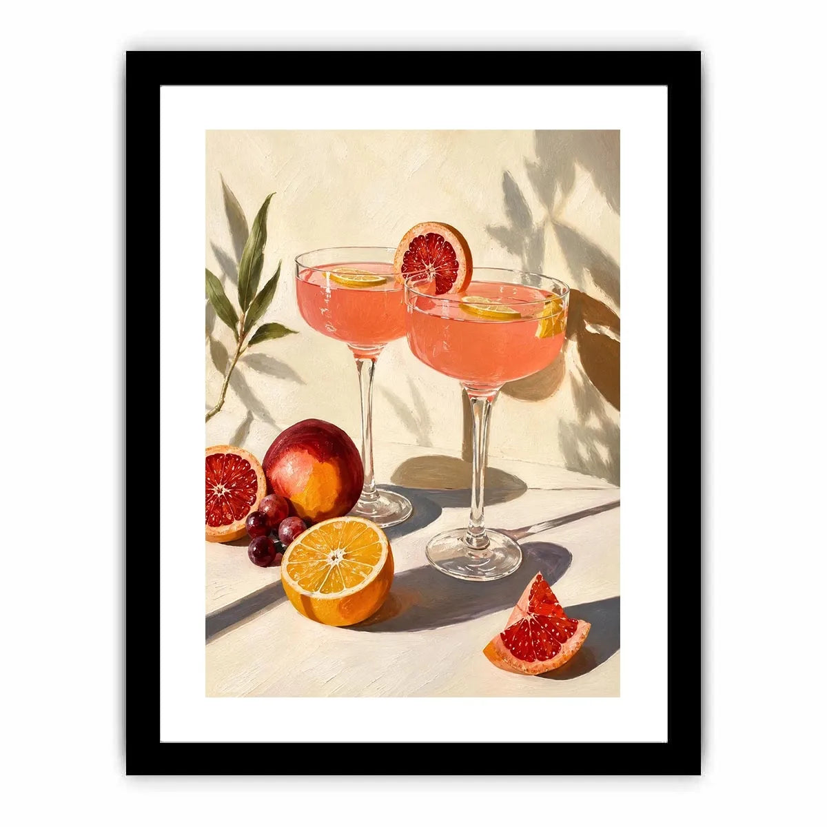 Two Glasses Of wine Canvas Print