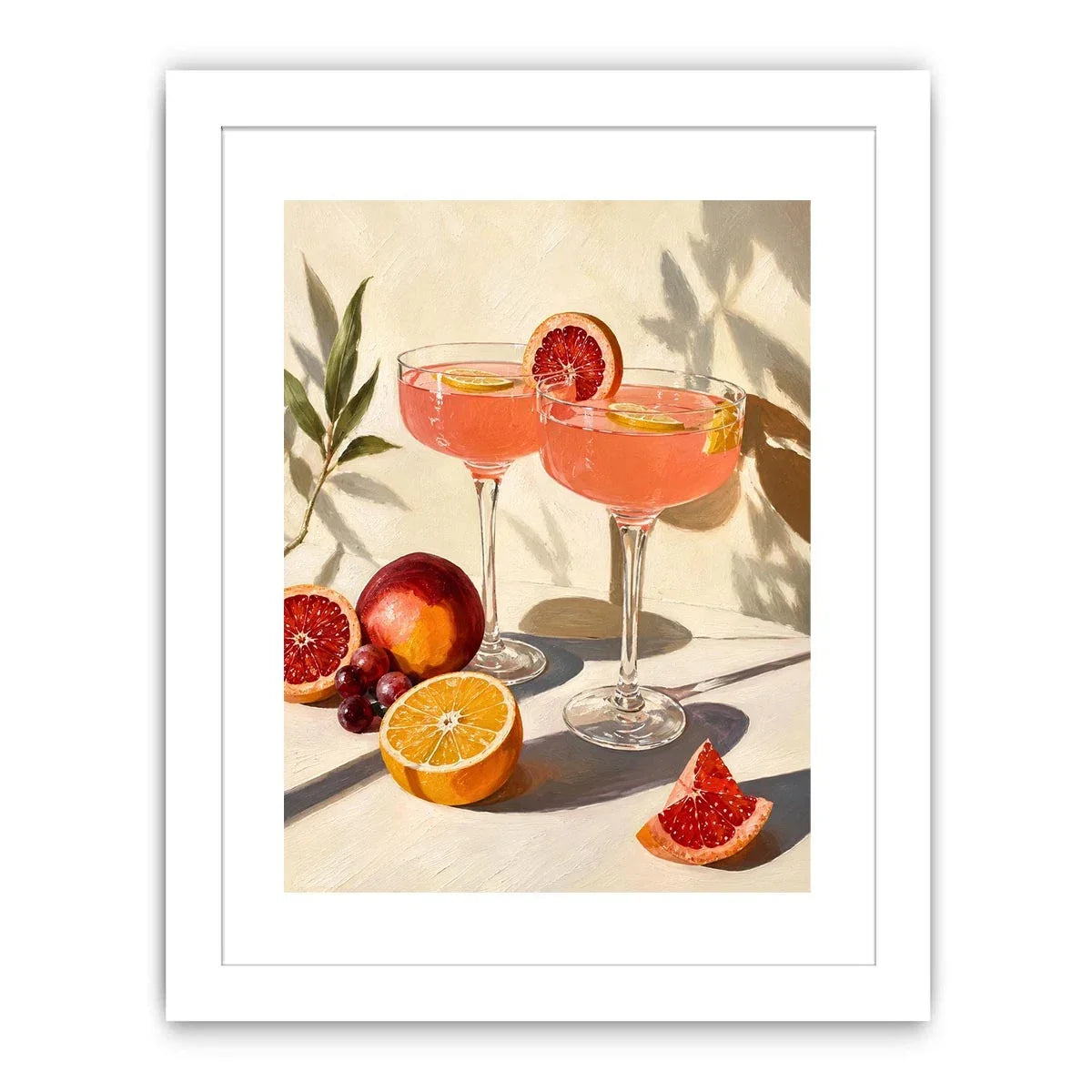 Two Glasses Of wine Canvas Print