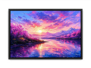 Pastel Lake Canvas Print