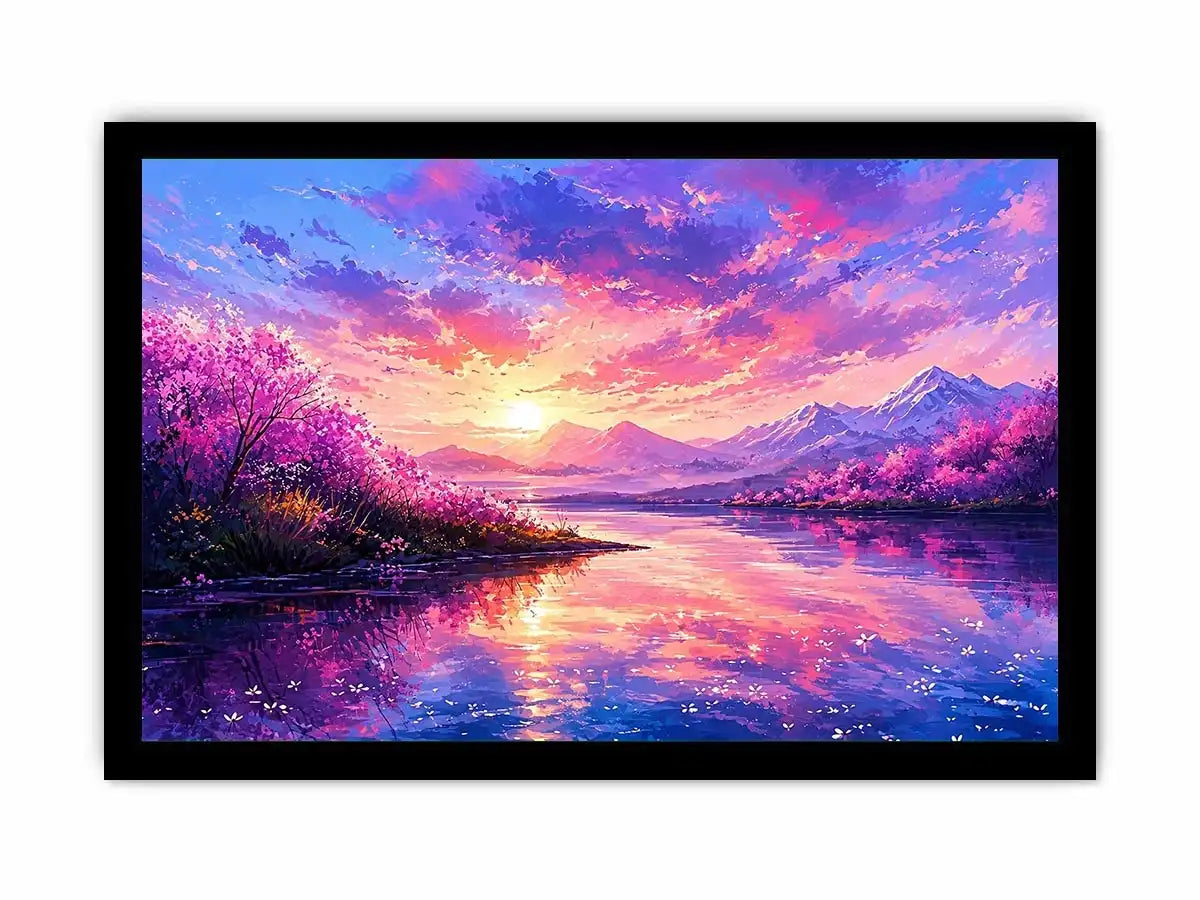 Pastel Lake Canvas Print