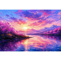 Pastel Lake Canvas Print