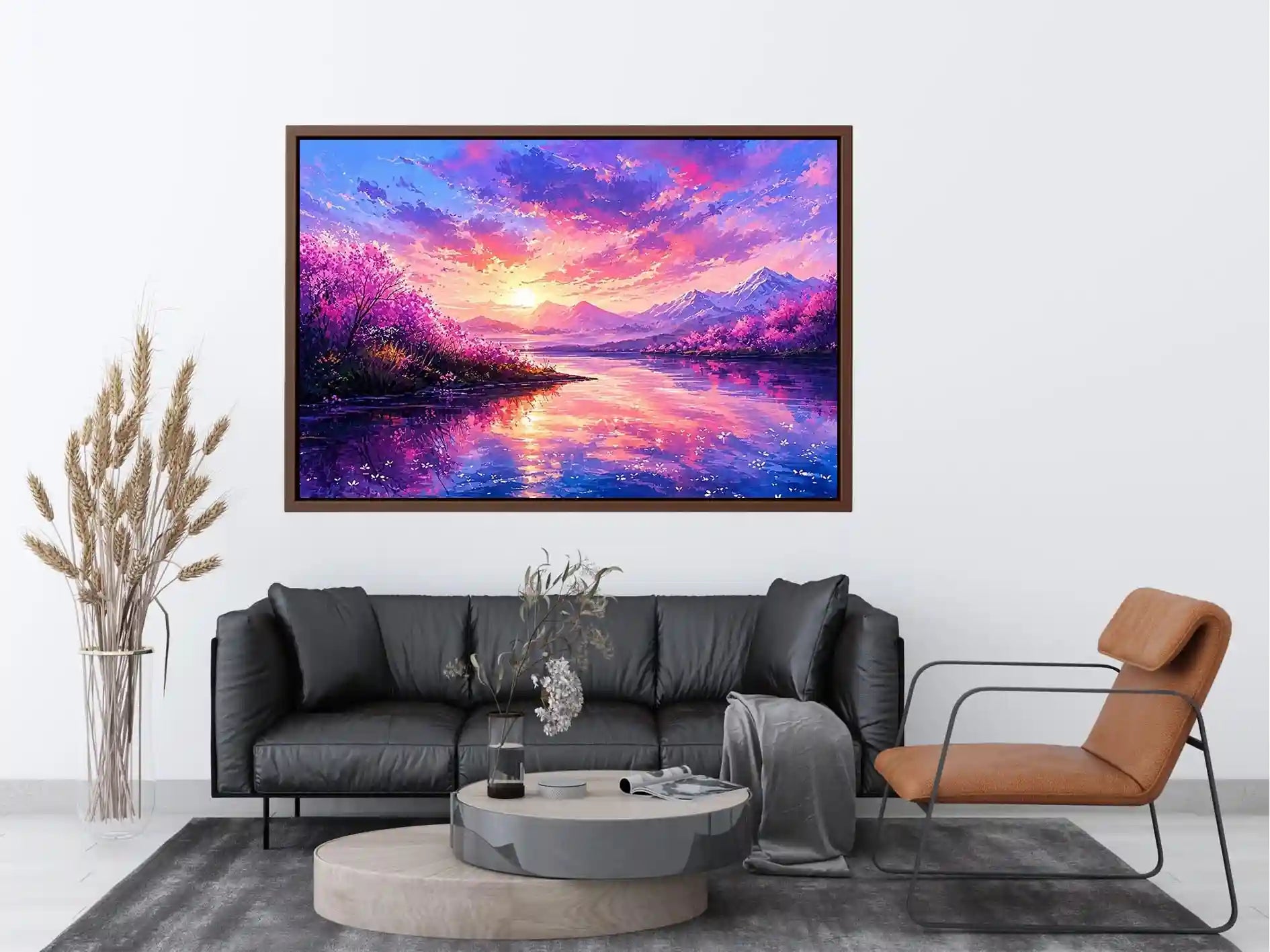 Pastel Lake Canvas Print