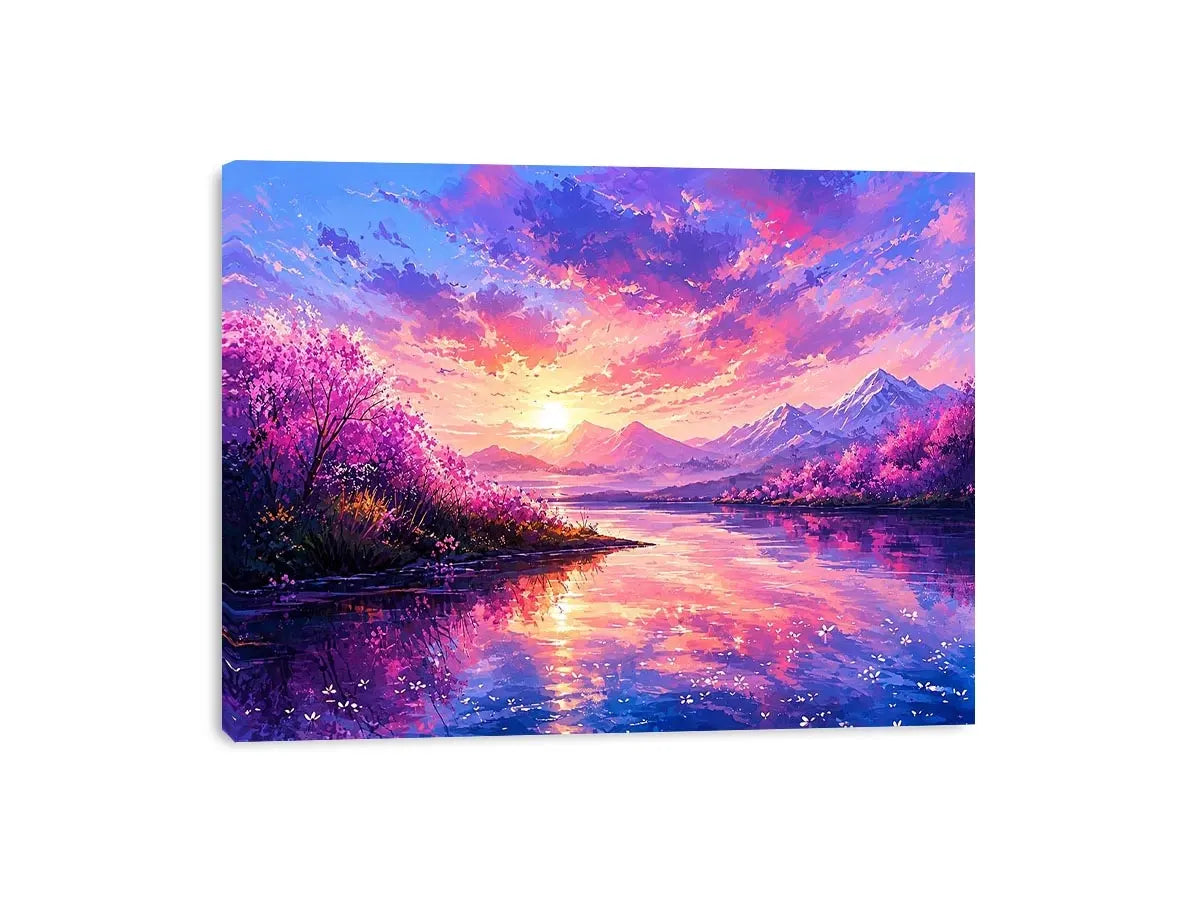 Pastel Lake Canvas Print